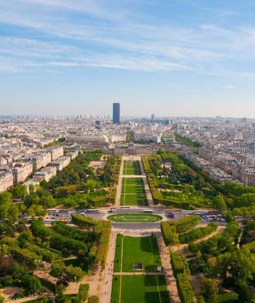 View of Champ de Mars